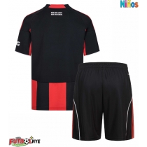 Camiseta Eintracht Frankfurt Primera Equipación para niños 2025-26 manga corta (+ pantalones cortos)